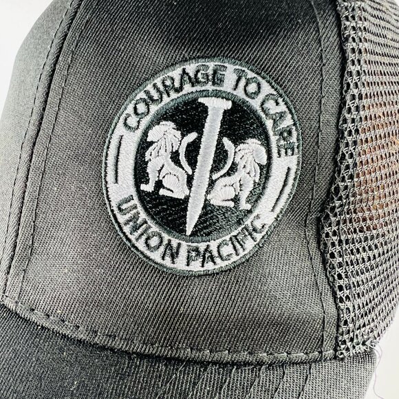 Union Pacific Railroad Courage To Care Baseball Style Trucker Mesh Cap Hat - Picture 5 of 7